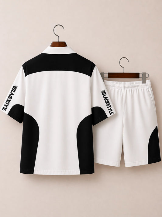 Black Style Half Pants Cord-set - XPCRDH