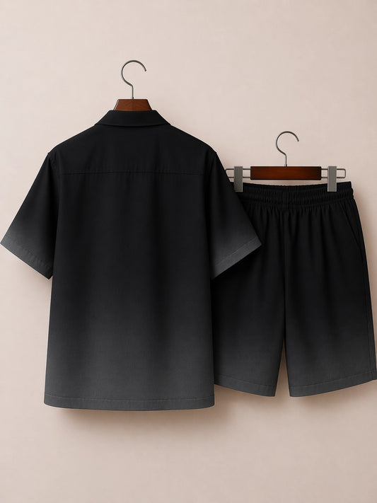 Black Girl Half Pants Cord-set - XPCRDH