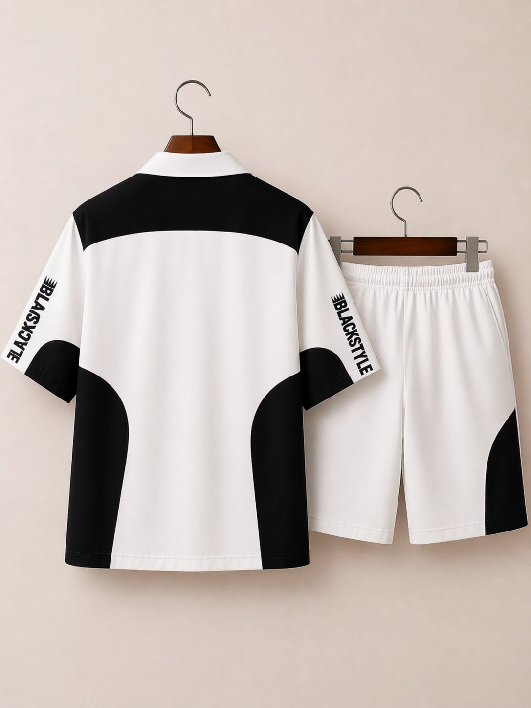 Black Style Half Pants Cord-set - XPCRDH