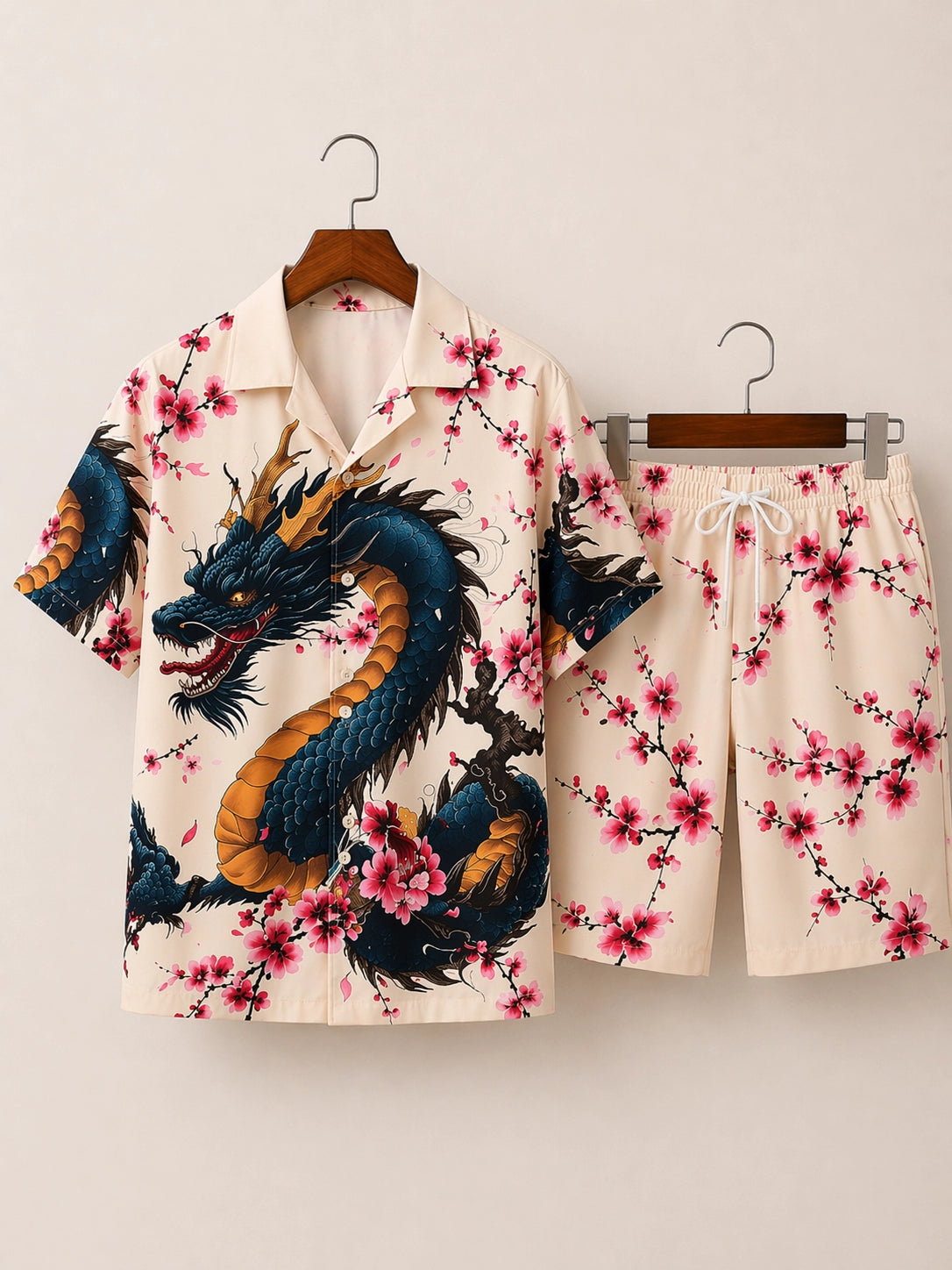Flower Dragon Half Pants Cord-set - XPCRDH