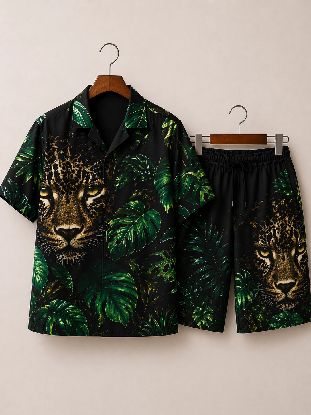 Green Tiger Half Pants Cord-set - XPCRDH