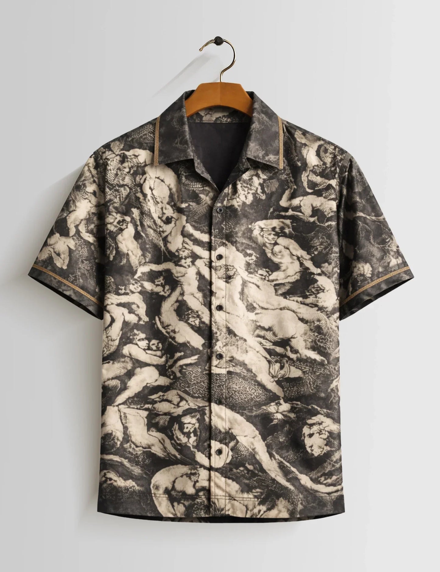 Mankind Cream Mens Half Sleeves Shirts - XPST