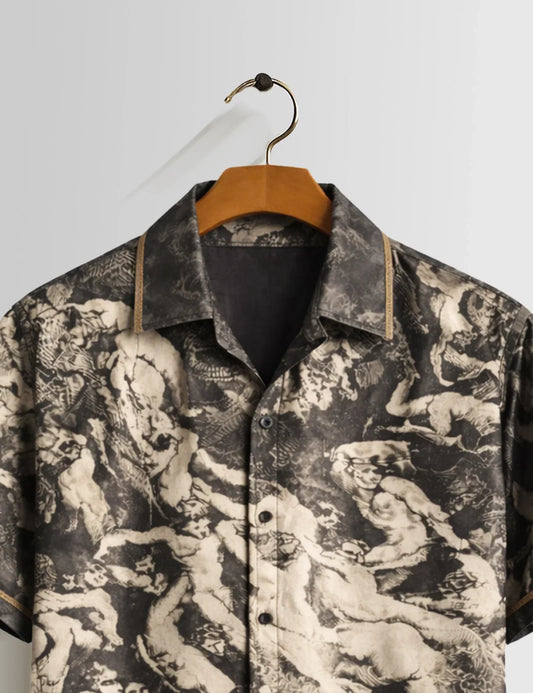 Mankind Cream Mens Half Sleeves Shirts - XPST